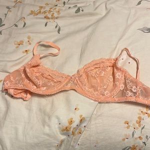 Pink Lace Bra